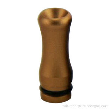 Round design metal material drip tip for e cigarette atomizer